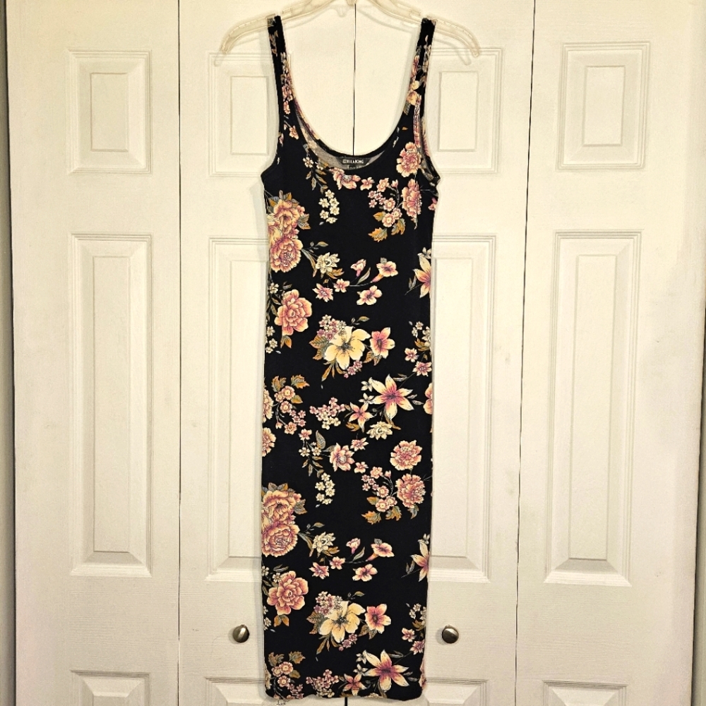 Floral Sleeveless midi Dress